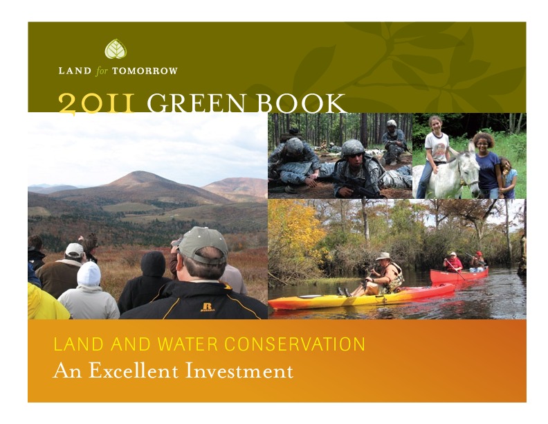 2011 Land for Tomorrow Conservation Yearbook Cover Photo